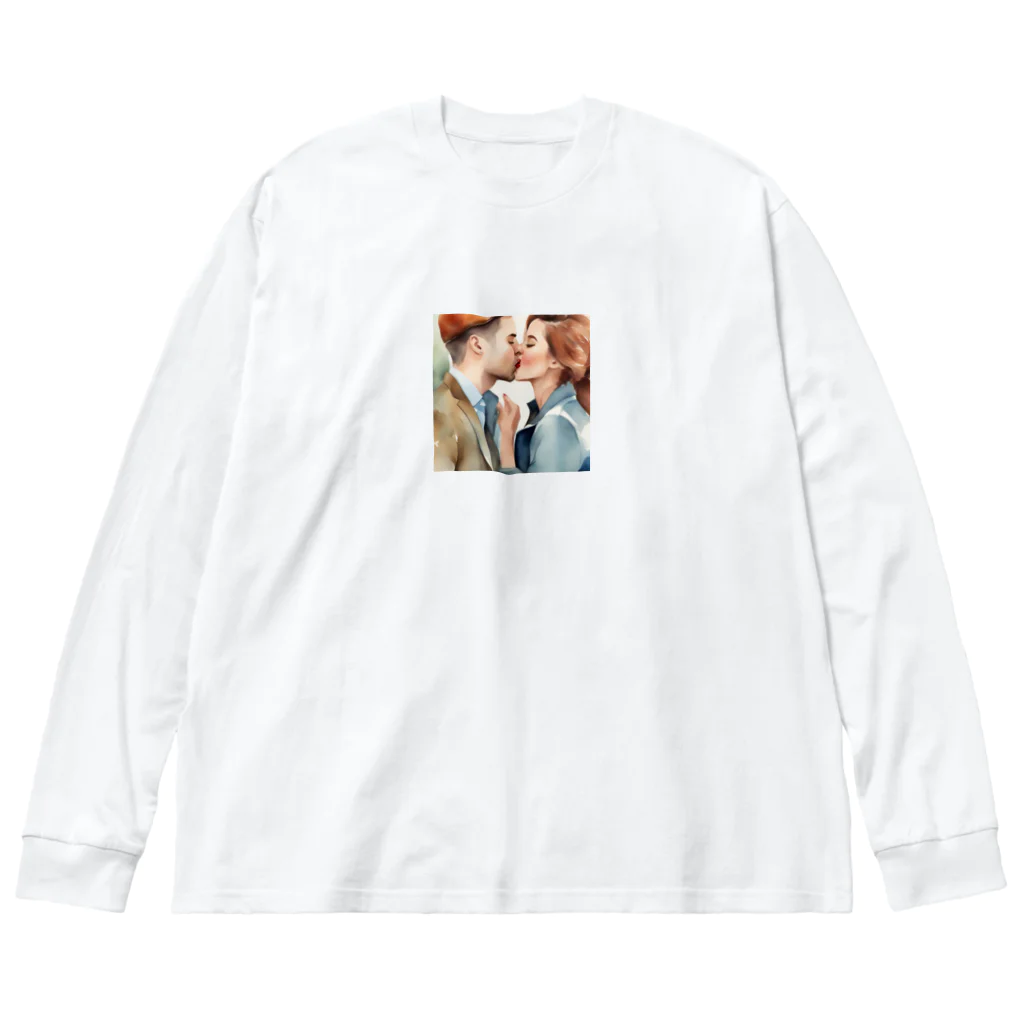 メアリーの「恋人のキス」 Big Long Sleeve T-Shirt