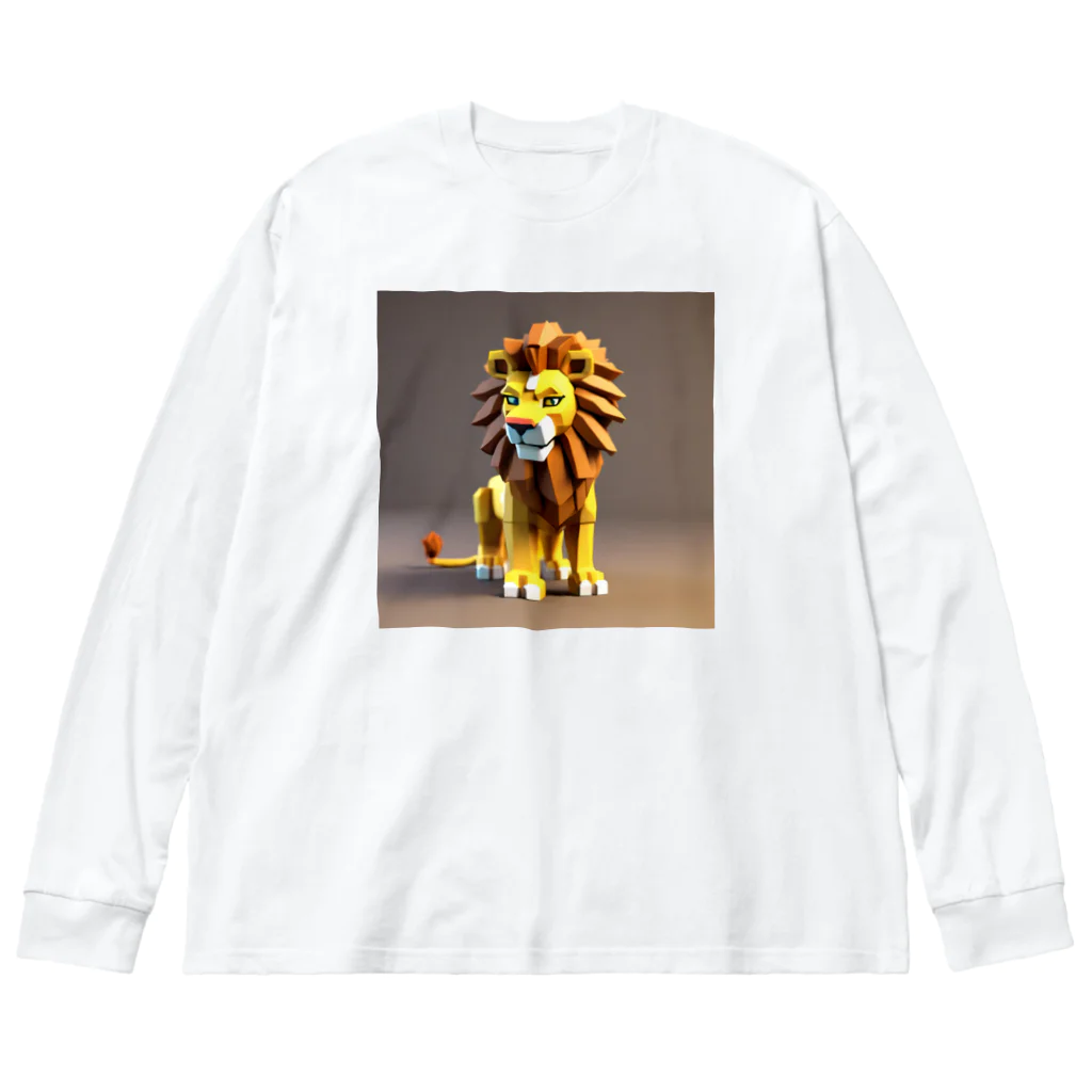 juryuのかっこいいライオンくん Big Long Sleeve T-Shirt