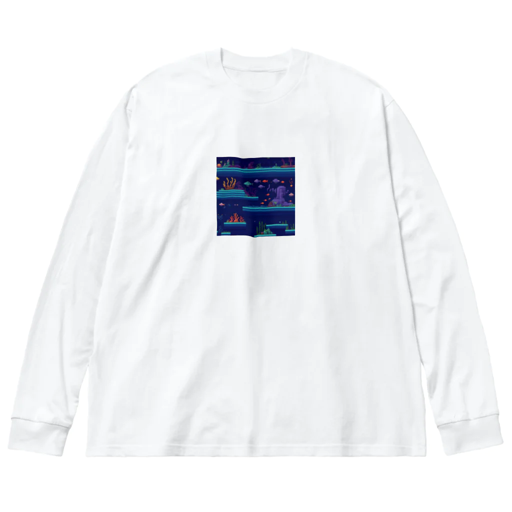 shirtsyokuninnのdeep sea ビッグシルエットロングスリーブTシャツ