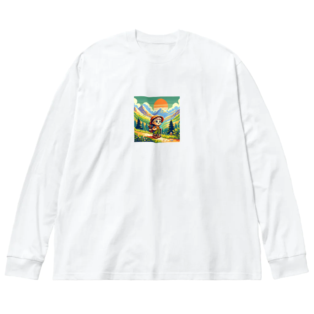 きなこのショップのこども登山家 Big Long Sleeve T-Shirt