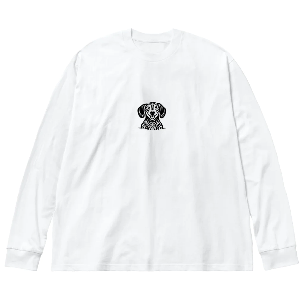 わんわんパラダイスのDachs Big Long Sleeve T-Shirt