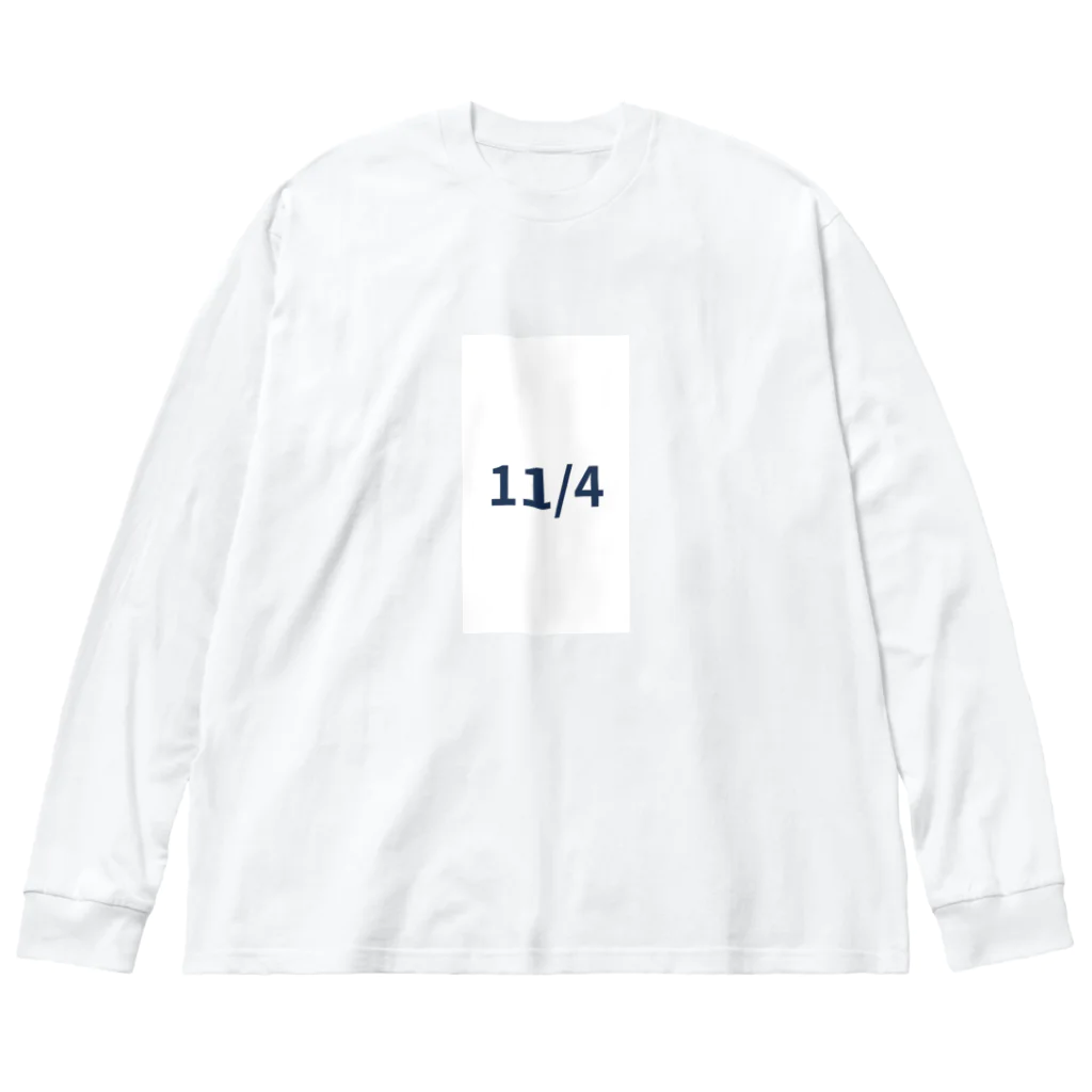 AY-28の日付グッズ　１１/4 バージョン Big Long Sleeve T-Shirt