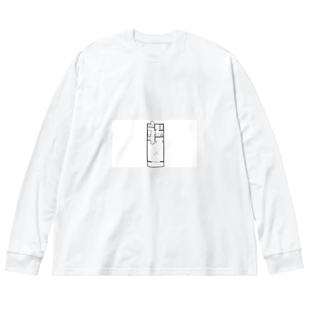 Liracの間取り図 Big Long Sleeve T-Shirt