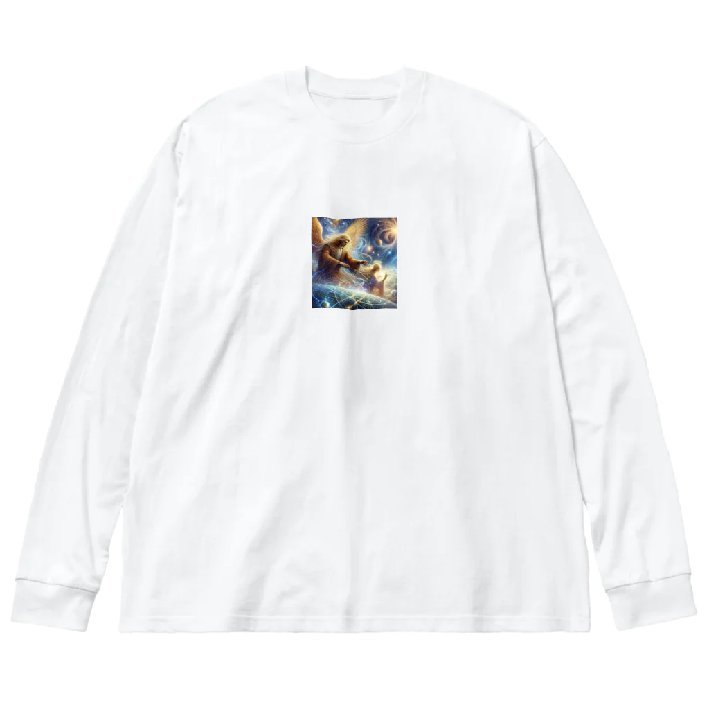 ドリームスケープギャラリーの二人の天使 Big Long Sleeve T-Shirt