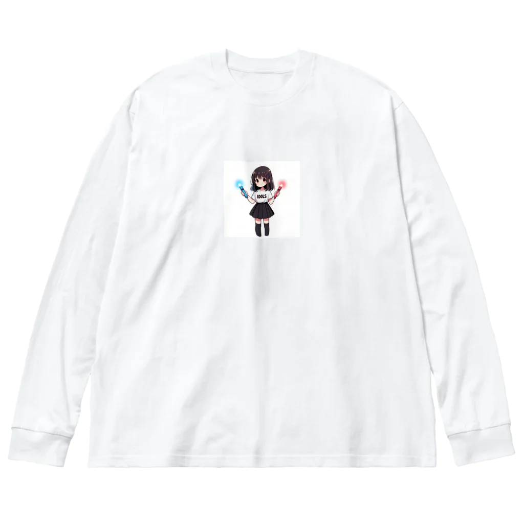 momomikansakuraのアイドル好き女子 Big Long Sleeve T-Shirt