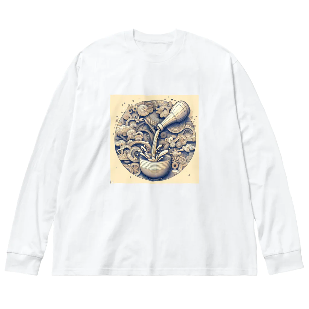 ろっくおんの徳利とお猪口 Big Long Sleeve T-Shirt