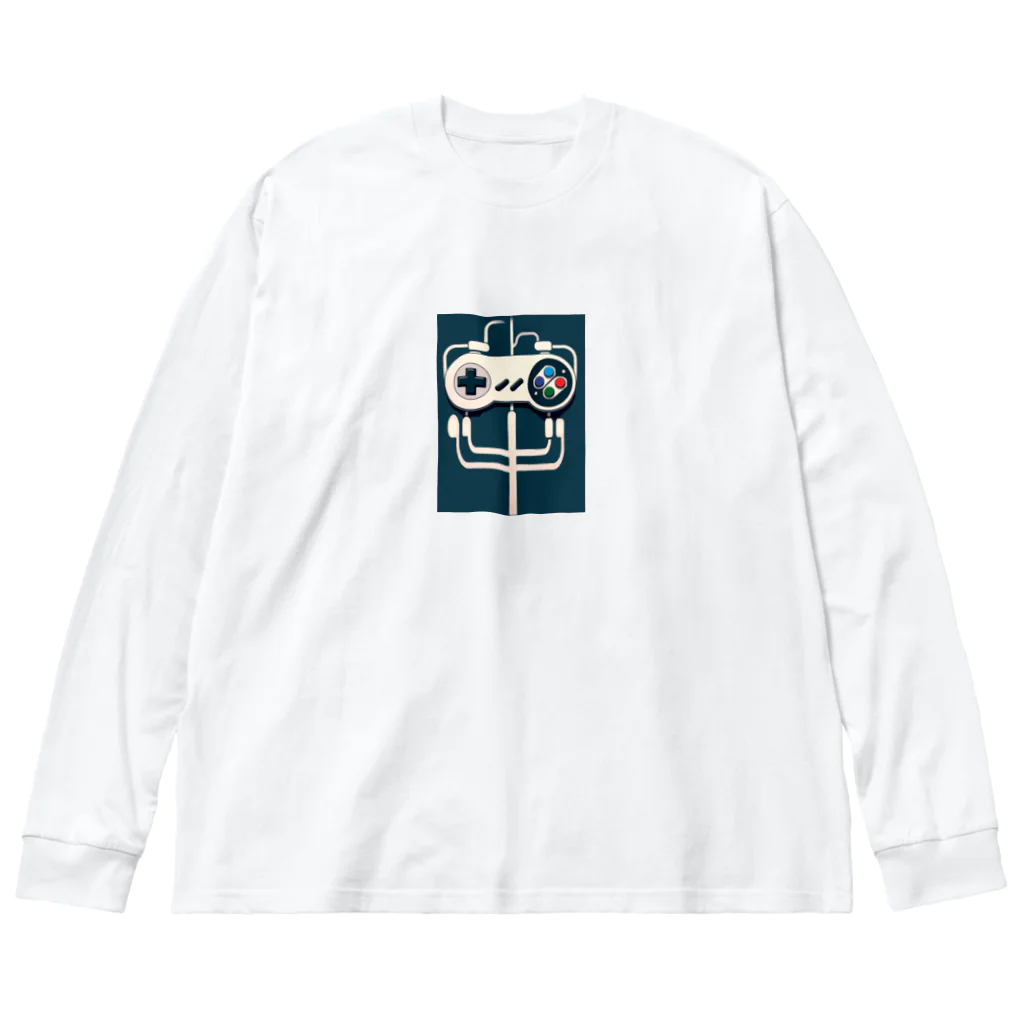 Namataのgame pad ビッグシルエットロングスリーブTシャツ