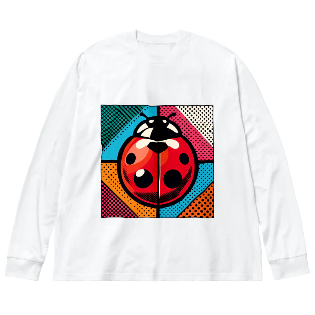 Mushikingのポップなテントウムシ Big Long Sleeve T-Shirt