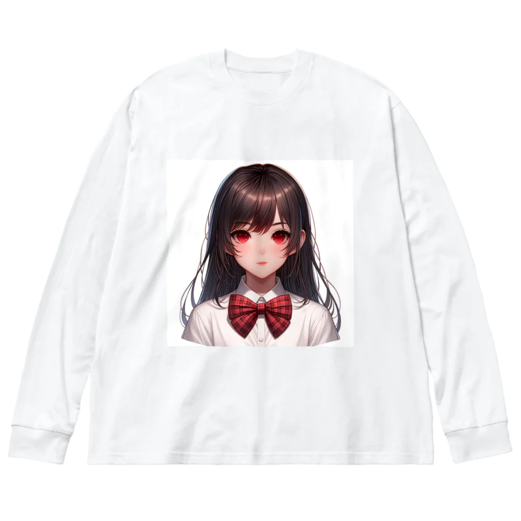 AIchan（AIイラスト）の愛081 ビッグシルエットロングスリーブTシャツ