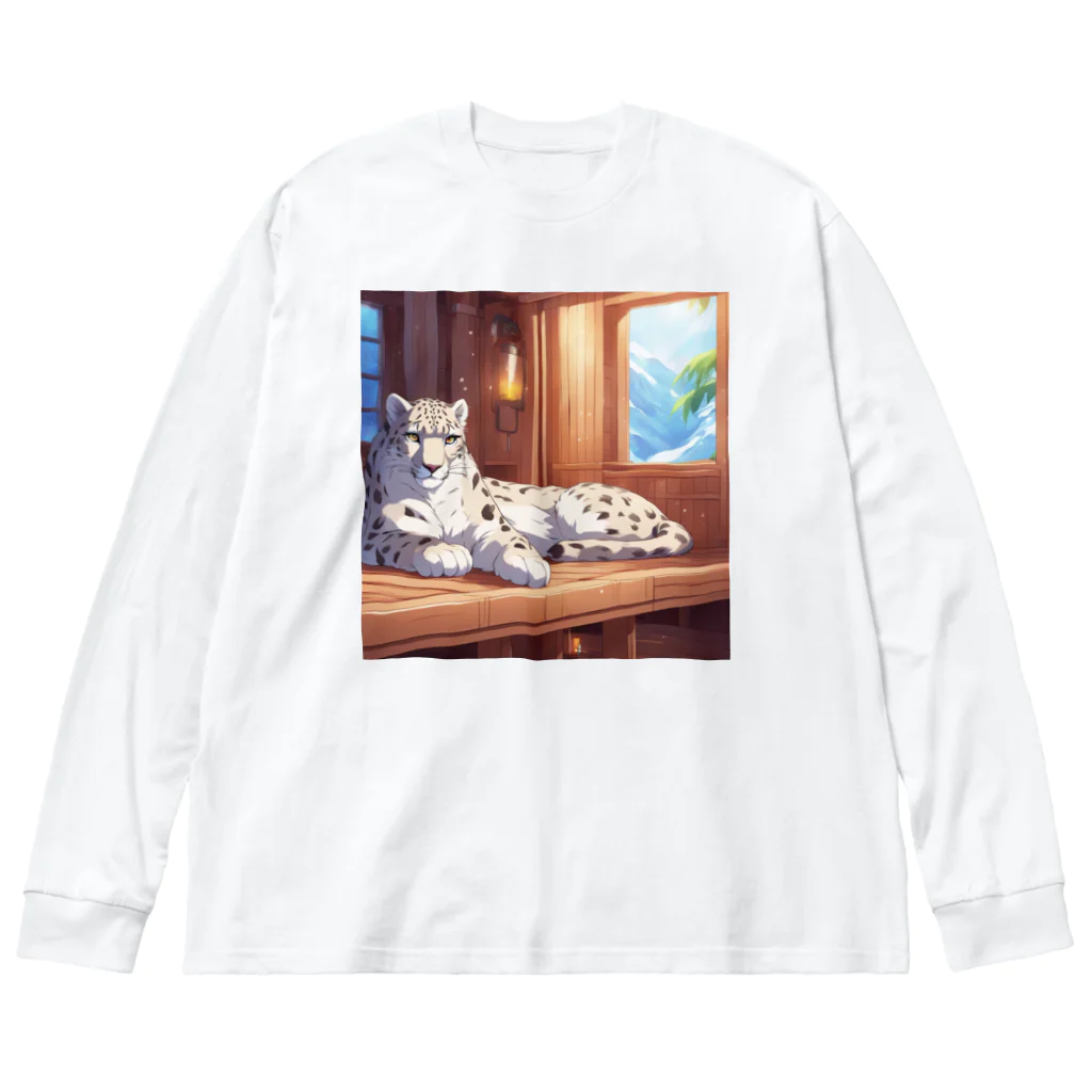 sauna_animalのsauna animal ㉔ ビッグシルエットロングスリーブTシャツ