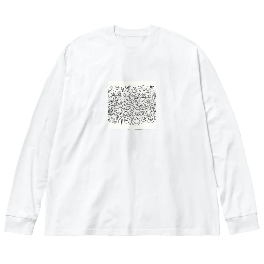 OFAFOのライフサークル Big Long Sleeve T-Shirt