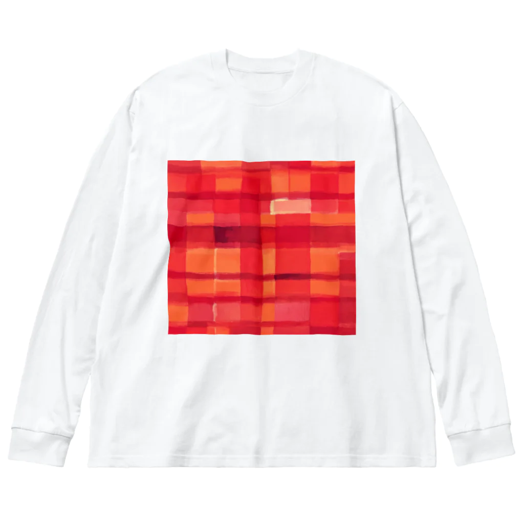 IntoDiamondのサンセット　v4 Big Long Sleeve T-Shirt