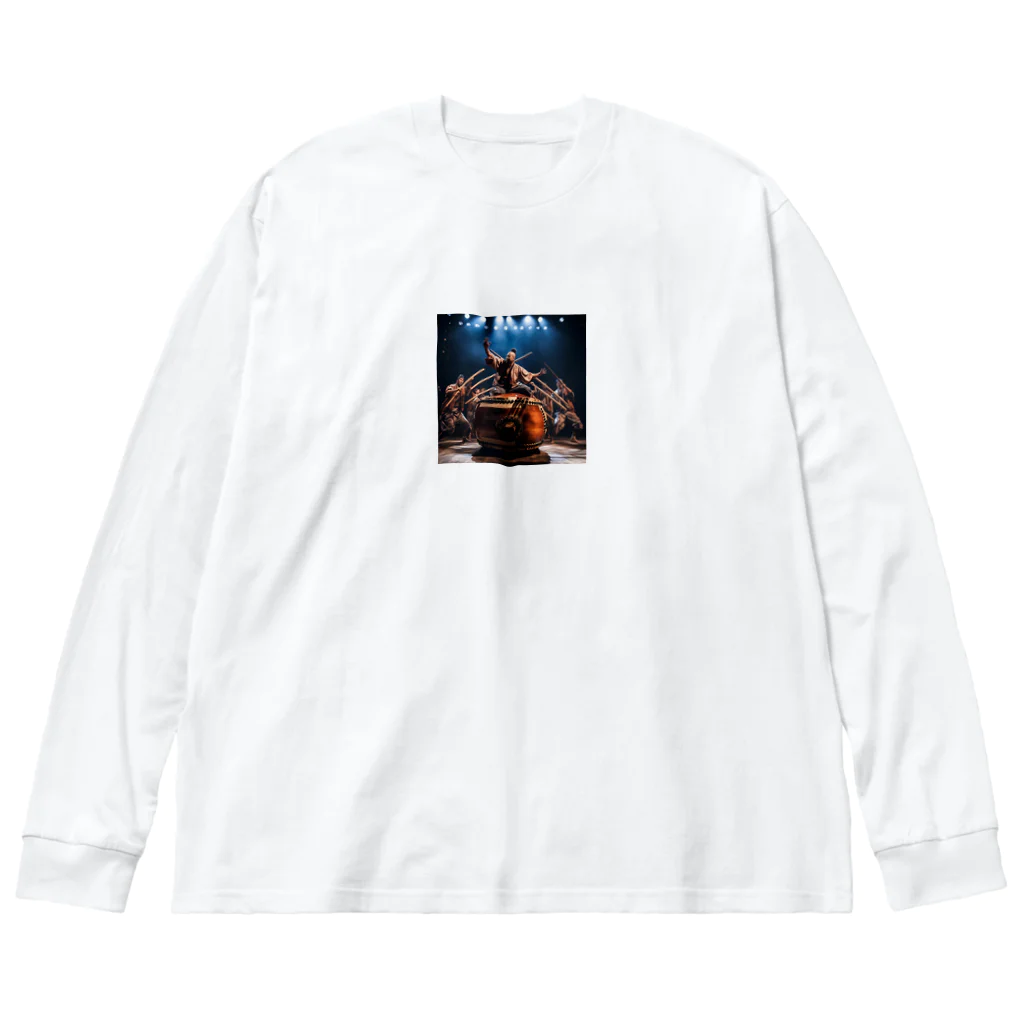 AQUAMETAVERSEの大太鼓の演奏　なでしこ1478 Big Long Sleeve T-Shirt