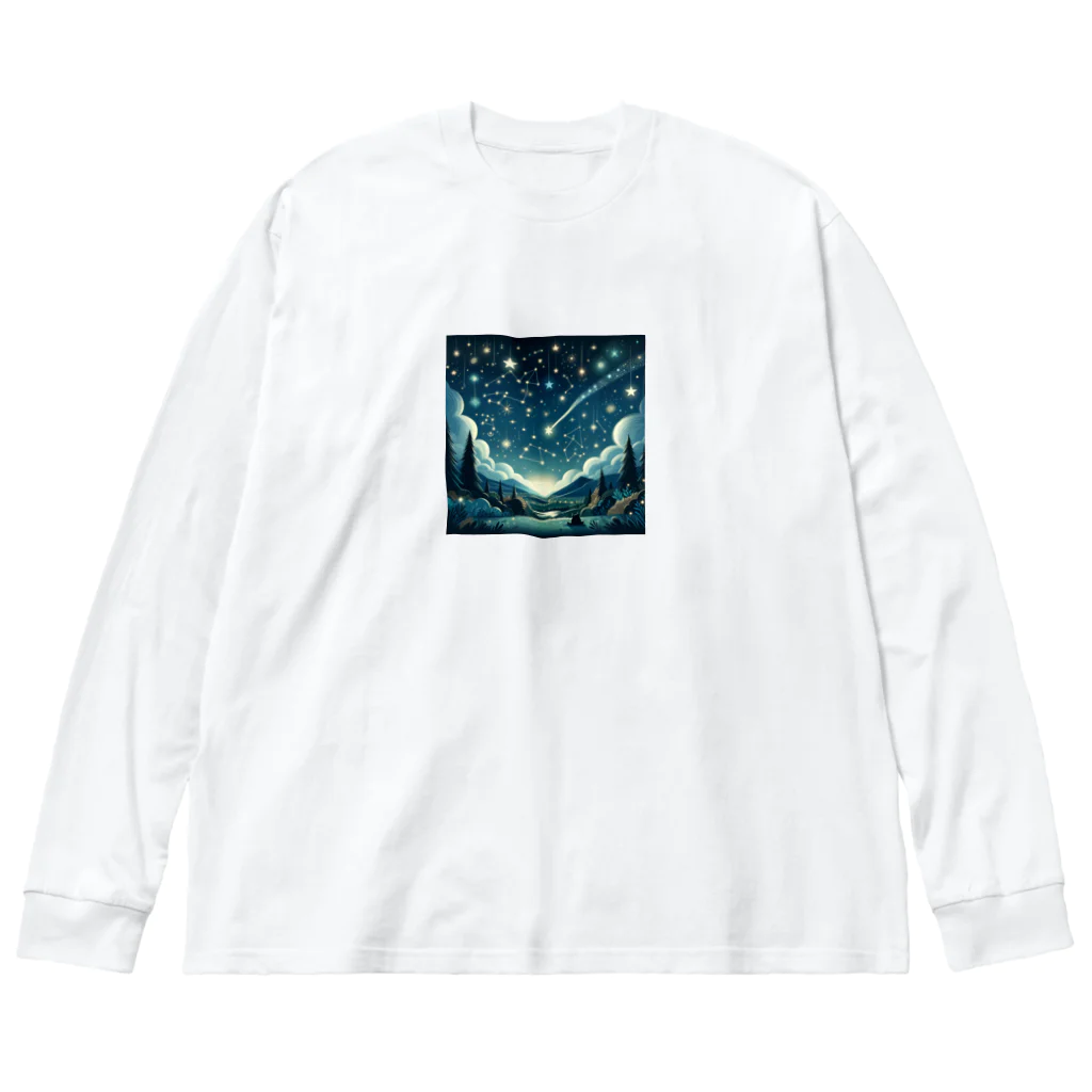 ほっこり絵音舎のほしのおともだち Big Long Sleeve T-Shirt