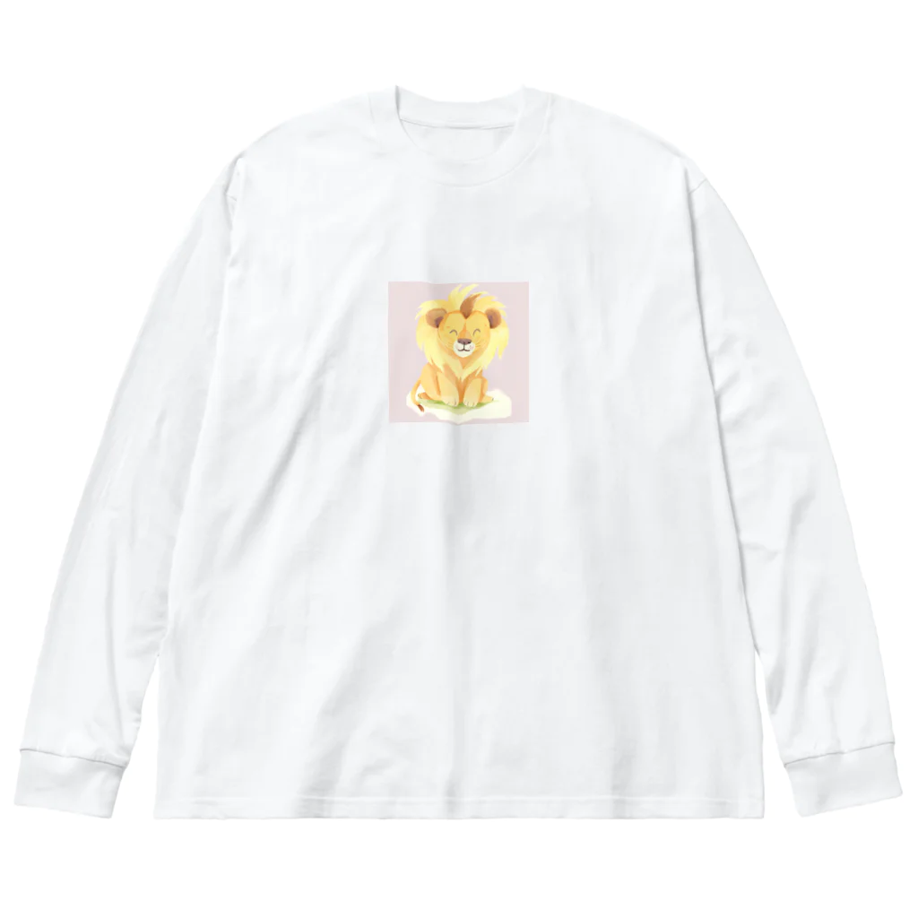 すとろべりぃのにっこりライオン Big Long Sleeve T-Shirt