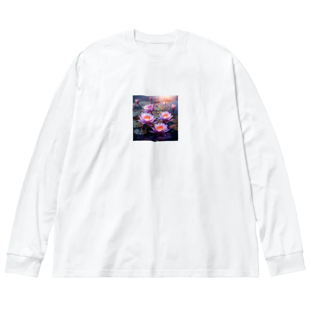 AQUAMETAVERSEの睡蓮　なでしこ1478 Big Long Sleeve T-Shirt