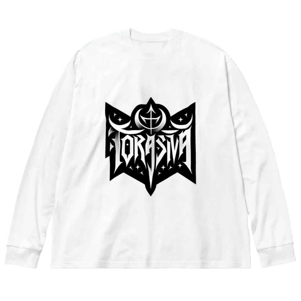 虎柴ショップのTORASIVA公式グッズ ビッグシルエットロングスリーブTシャツ