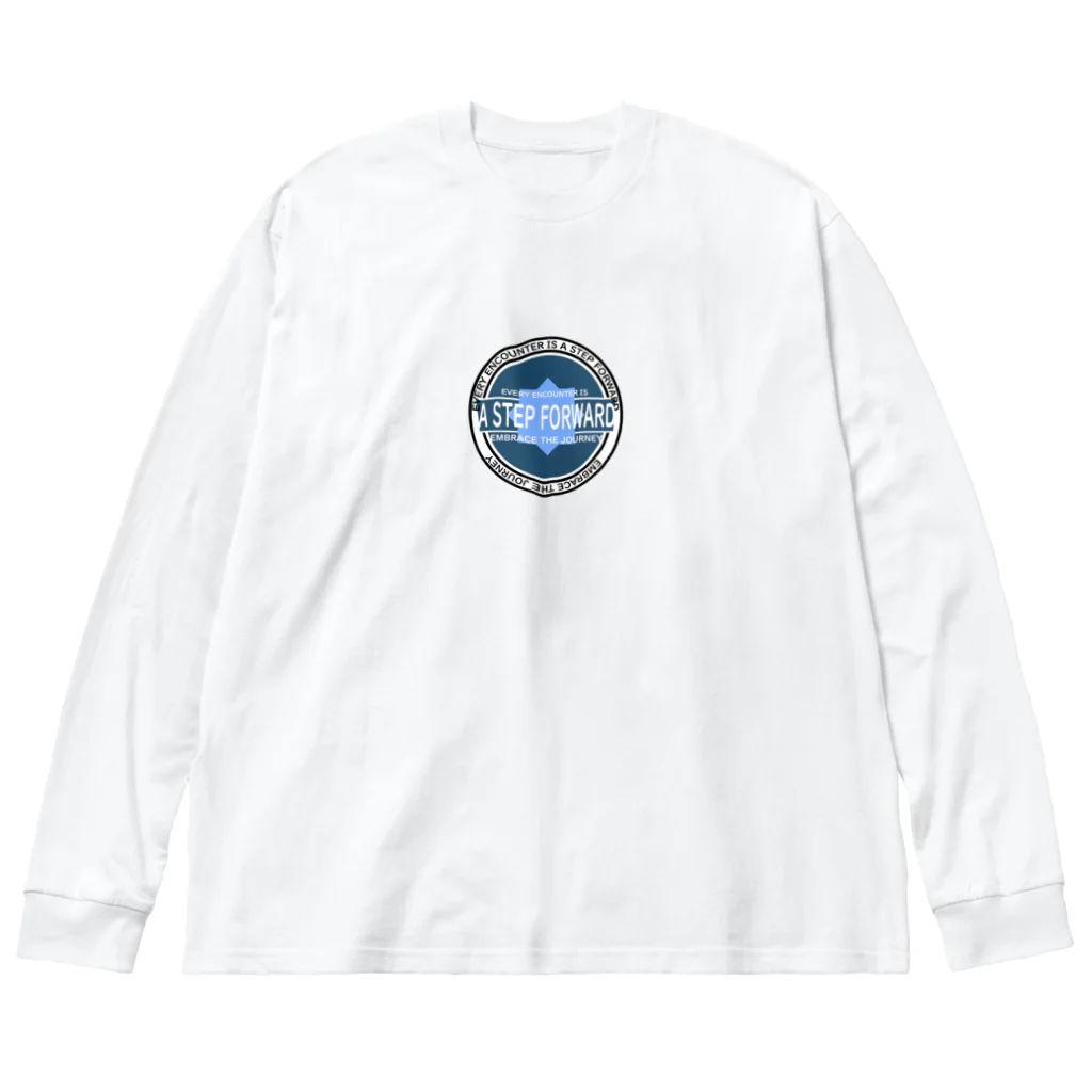 NamataのEVERY ENCOUNTER IS A STEP FORWARD Big Long Sleeve T-Shirt