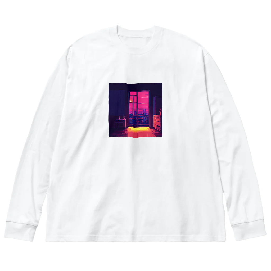 in the moodの006 mood room ビッグシルエットロングスリーブTシャツ