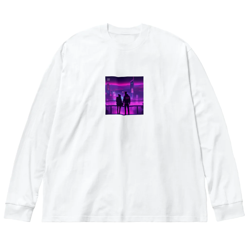 kichamanの夜景デート Big Long Sleeve T-Shirt