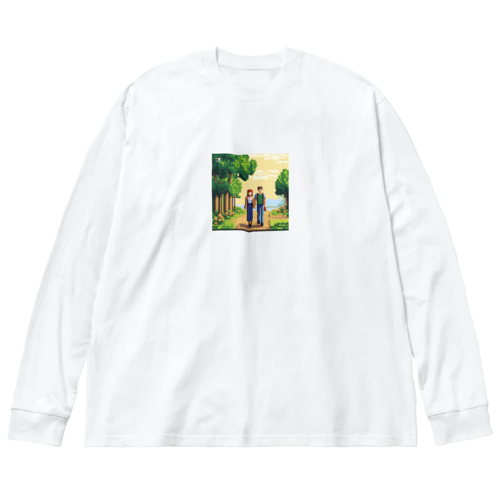 kichamanの散歩デート Big Long Sleeve T-Shirt