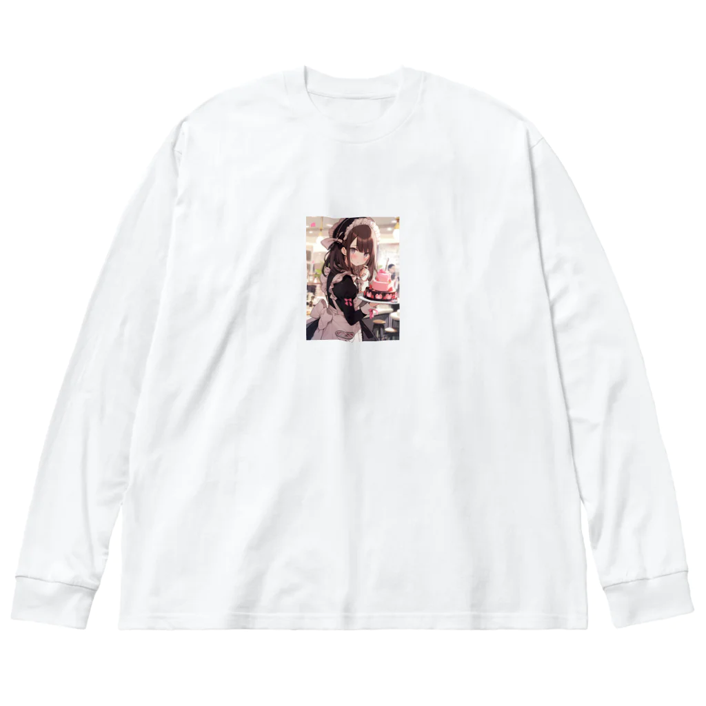 AQUAMETAVERSEのメイドカフエで働く女性　なでしこ1478 Big Long Sleeve T-Shirt