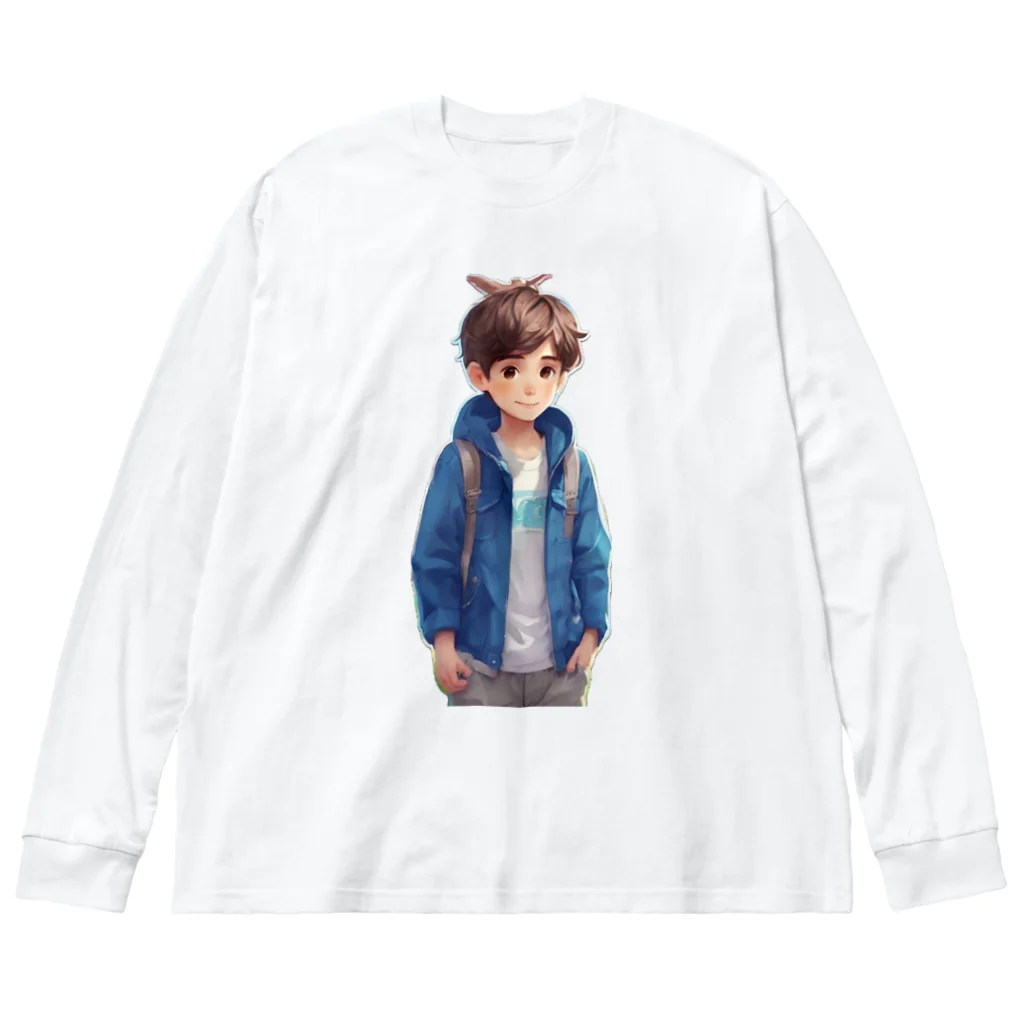 G-EICHISのCute boy A ビッグシルエットロングスリーブTシャツ