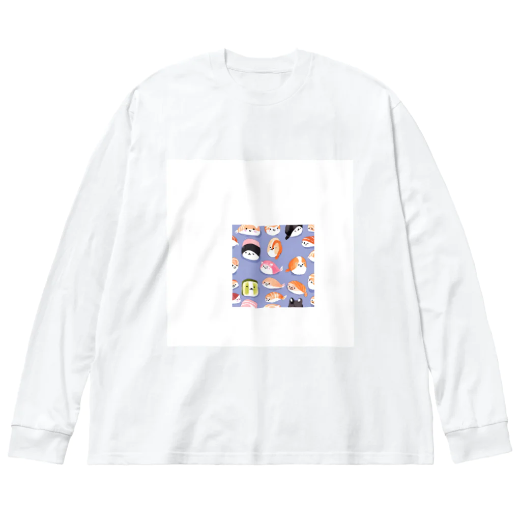 りほまるの店のあにまる寿司 Big Long Sleeve T-Shirt