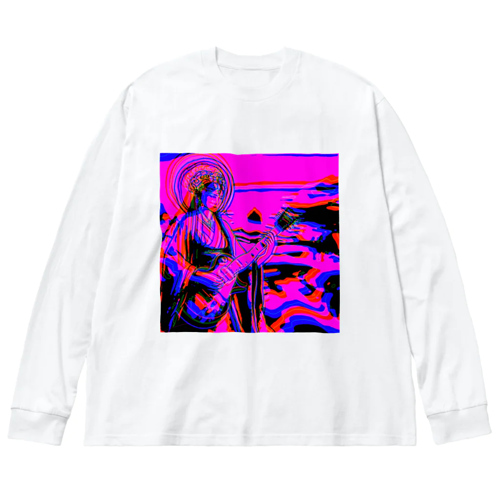 moon_takuanの瀬織津姫とロック2「Seoritsuhime and Rock2」 Big Long Sleeve T-Shirt