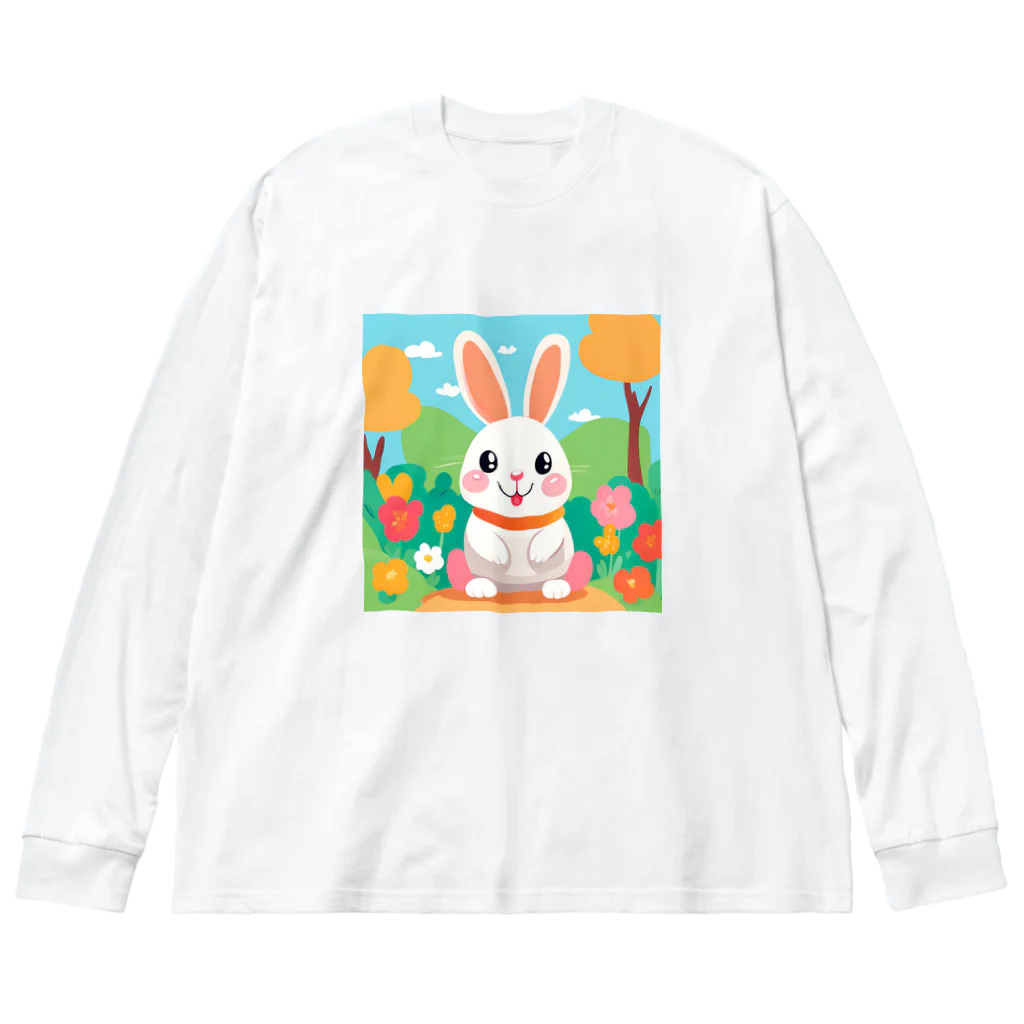 毎日の生活に、ほっこり笑顔と幸せを✨のハナ Big Long Sleeve T-Shirt