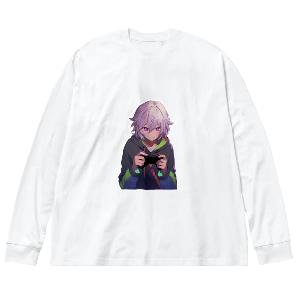 AICreaterのゲーミングBoy No.1 ビッグシルエットロングスリーブTシャツ