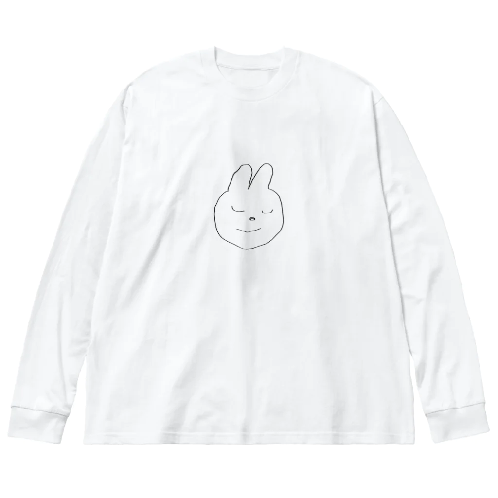 ティッシュティッシュのただのウサギ Big Long Sleeve T-Shirt