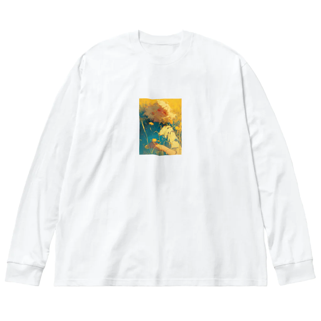 AQUAMETAVERSEの昼寝　なでしこ1478 Big Long Sleeve T-Shirt