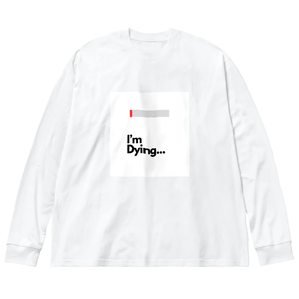 Sounds Focus&RelaxのMy Status(Dying) ビッグシルエットロングスリーブTシャツ