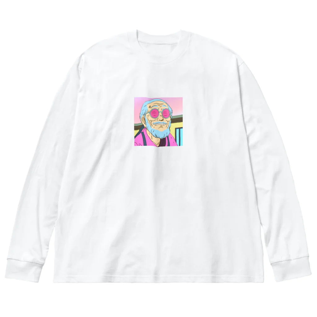 みんとの陽気なサングラスおじさん Big Long Sleeve T-Shirt