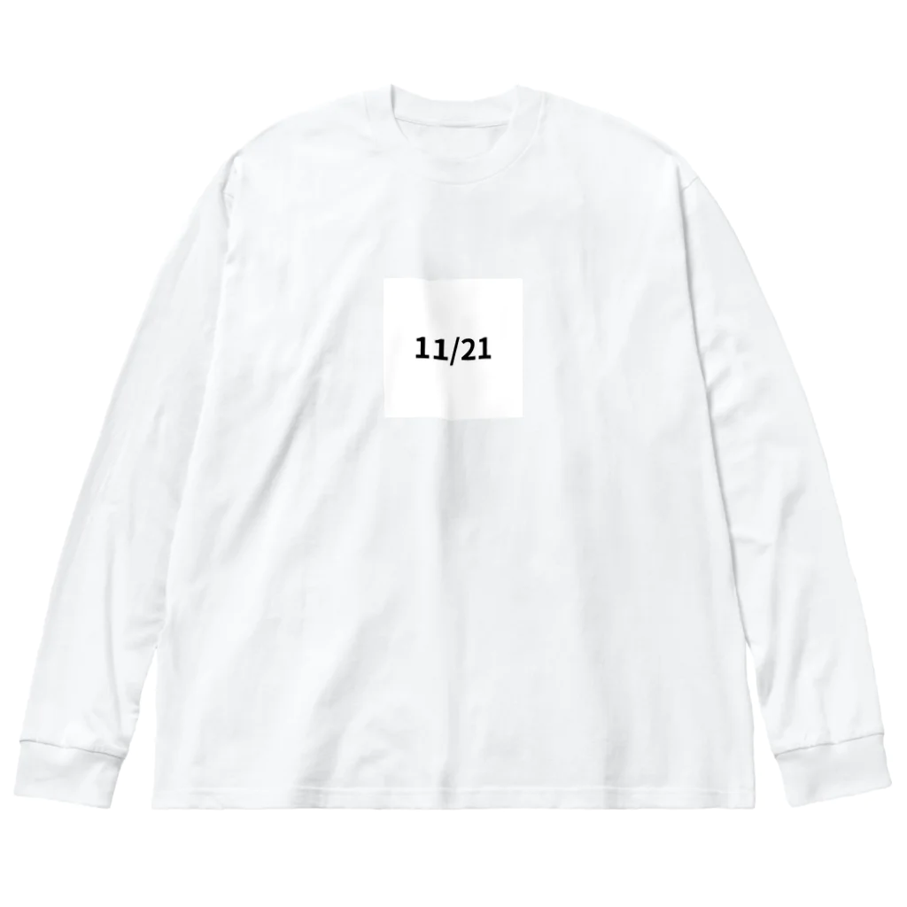 AY-28の日付グッズ　11/21 バージョン Big Long Sleeve T-Shirt