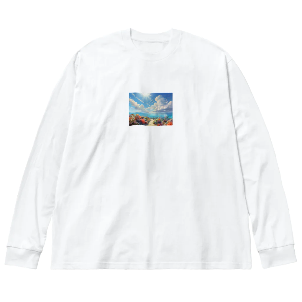 ウェブエンパイアの古（いにしえ）に、太陽の下に海洋と海草がありけり Big Long Sleeve T-Shirt