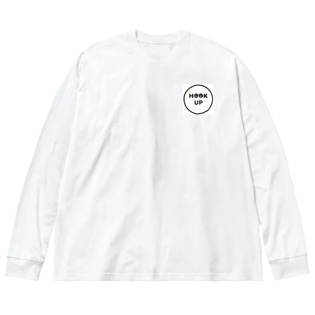 HOOK UPのH☻☻K UP ビッグシルエットロングスリーブTシャツ