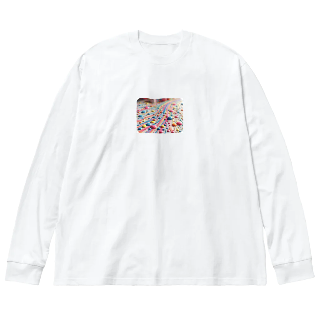 sansamのからふるえのぐ ビッグシルエットロングスリーブTシャツ