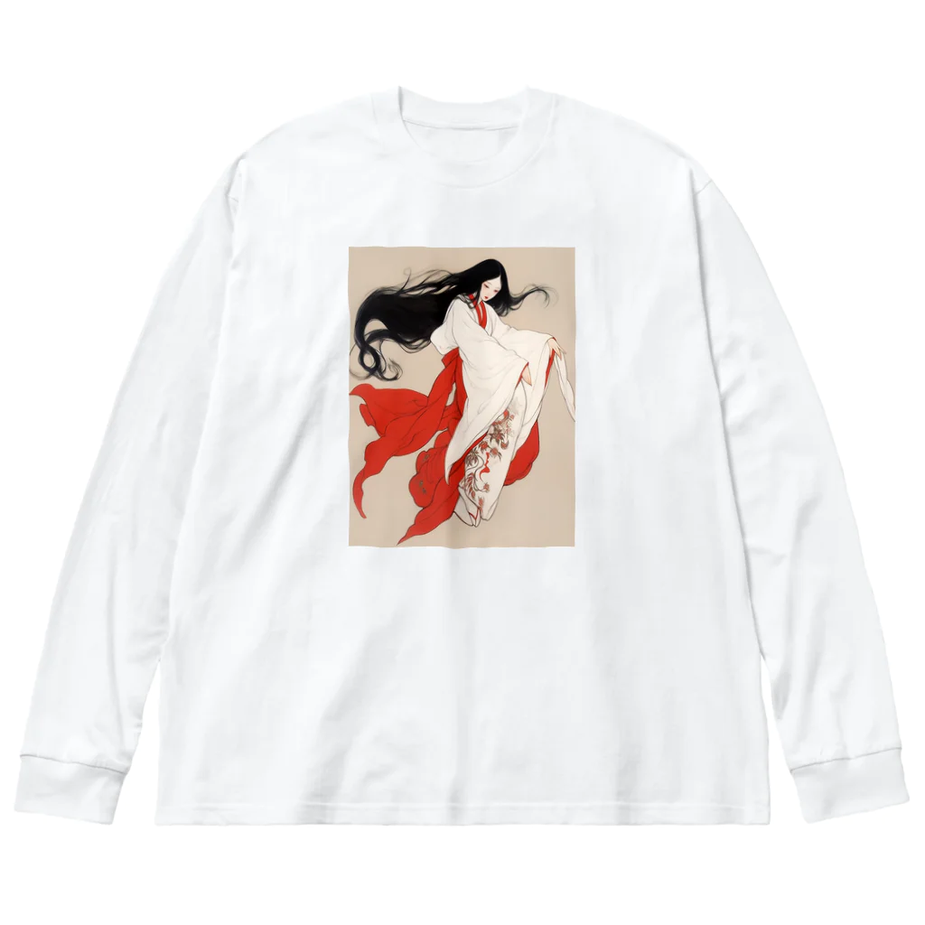 AQUAMETAVERSEの紫式部　なでしこ1478 Big Long Sleeve T-Shirt