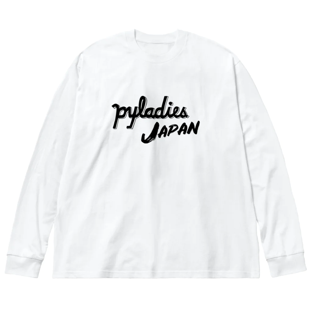 PyLadiesTokyoのPyLadies Japan 黒文字ver ビッグシルエットロングスリーブTシャツ