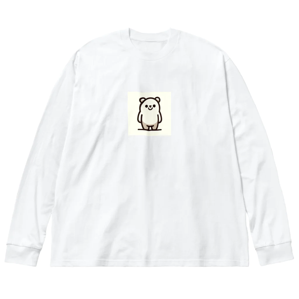 mori_393988のちょぼんbear ビッグシルエットロングスリーブTシャツ