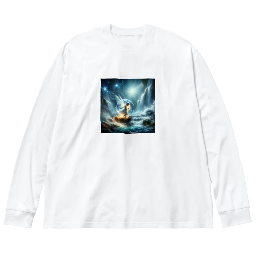 太陽の手の水の妖精 Big Long Sleeve T-Shirt