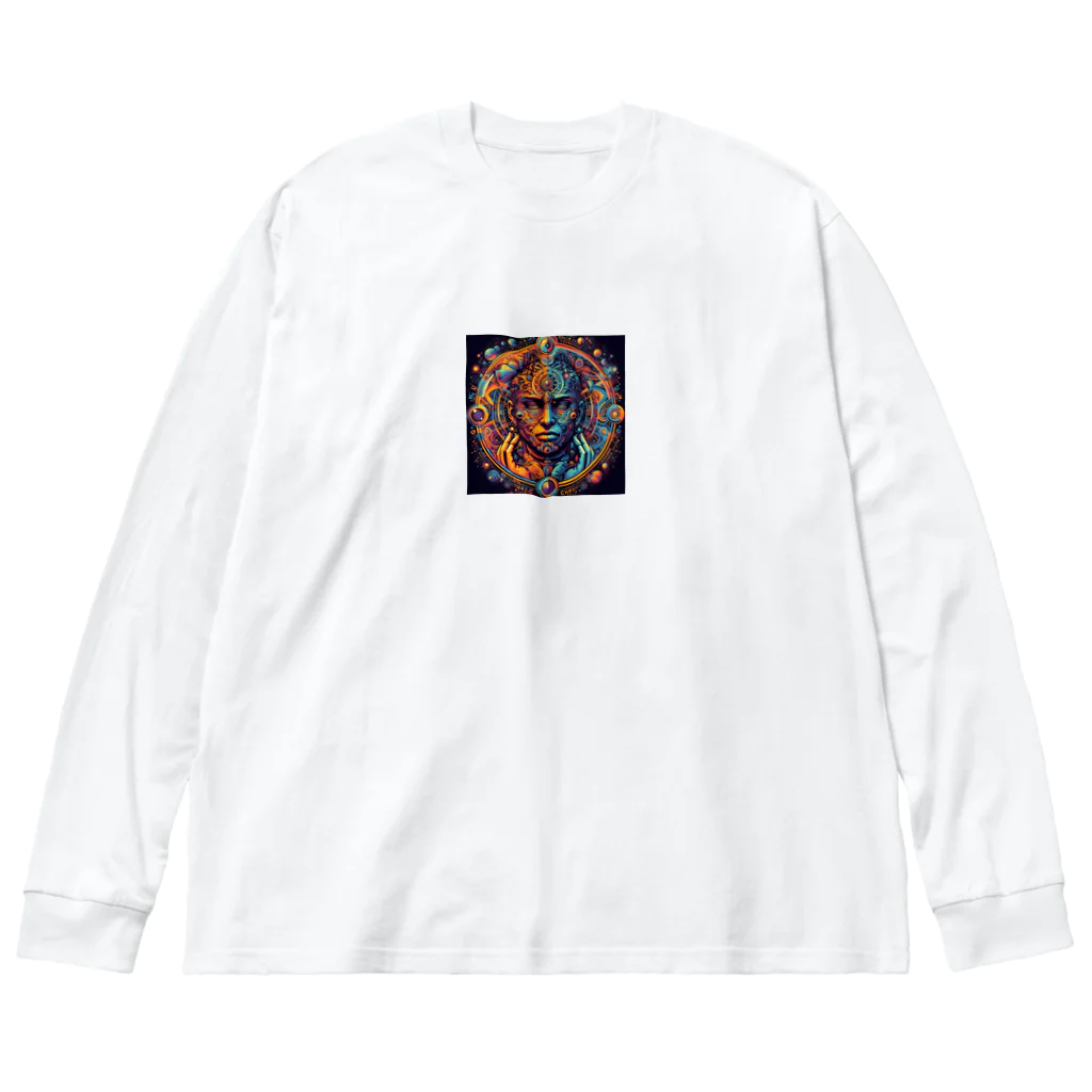 ChakraChicのChakraChic FACE Big Long Sleeve T-Shirt