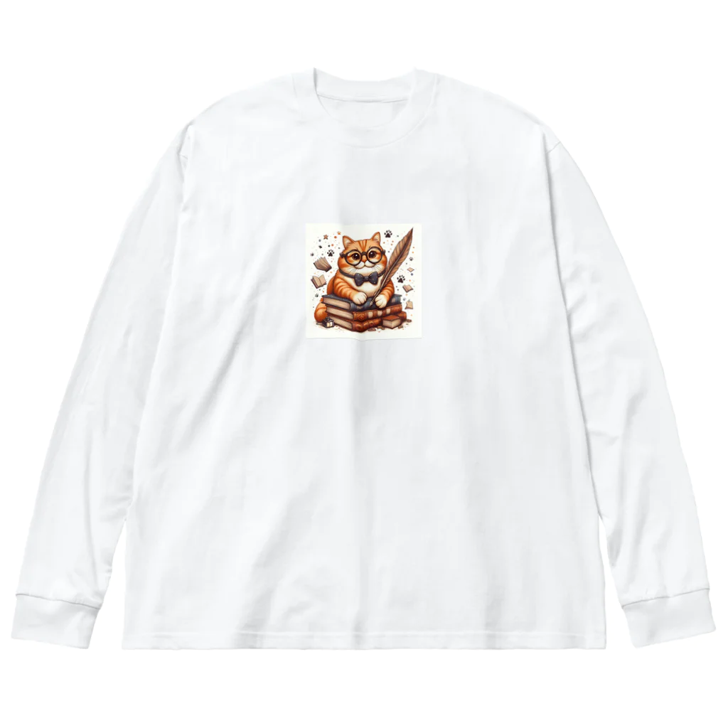 Akiraの猫 ビッグシルエットロングスリーブTシャツ