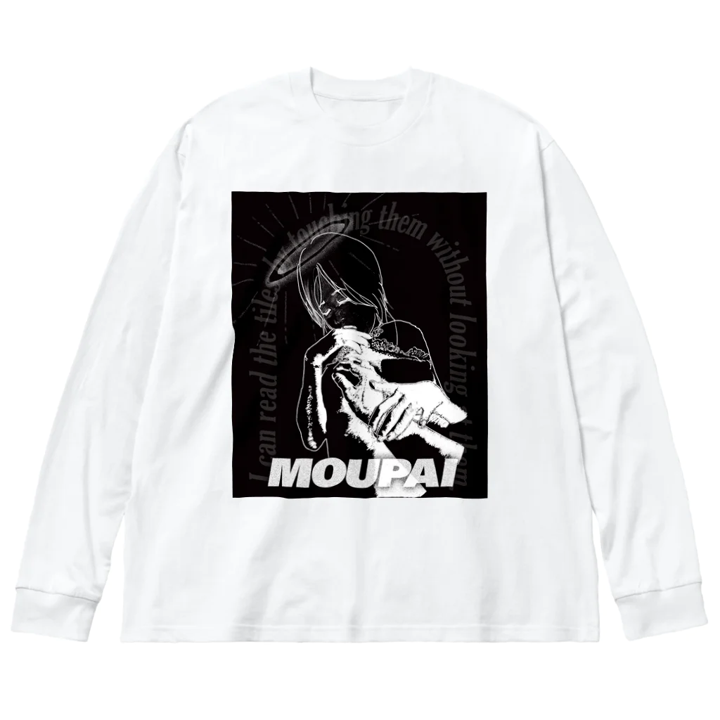 GOOD VIBES CATSのMOUPAI 盲牌 Big Long Sleeve T-Shirt