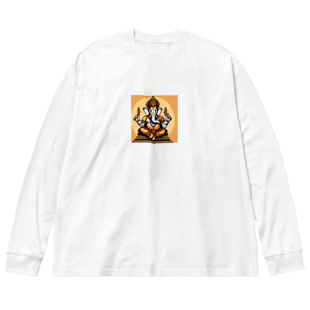 ganeshaの自己改善を追求するガネーシャ Big Long Sleeve T-Shirt