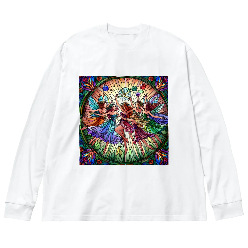 かるるんショップの妖精の舞シリーズ　祝福 Big Long Sleeve T-Shirt