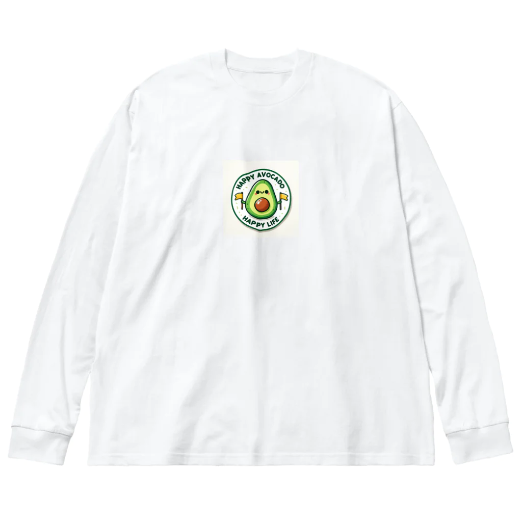 Happy-AvocadoのHappy Avocado 2 Big Long Sleeve T-Shirt