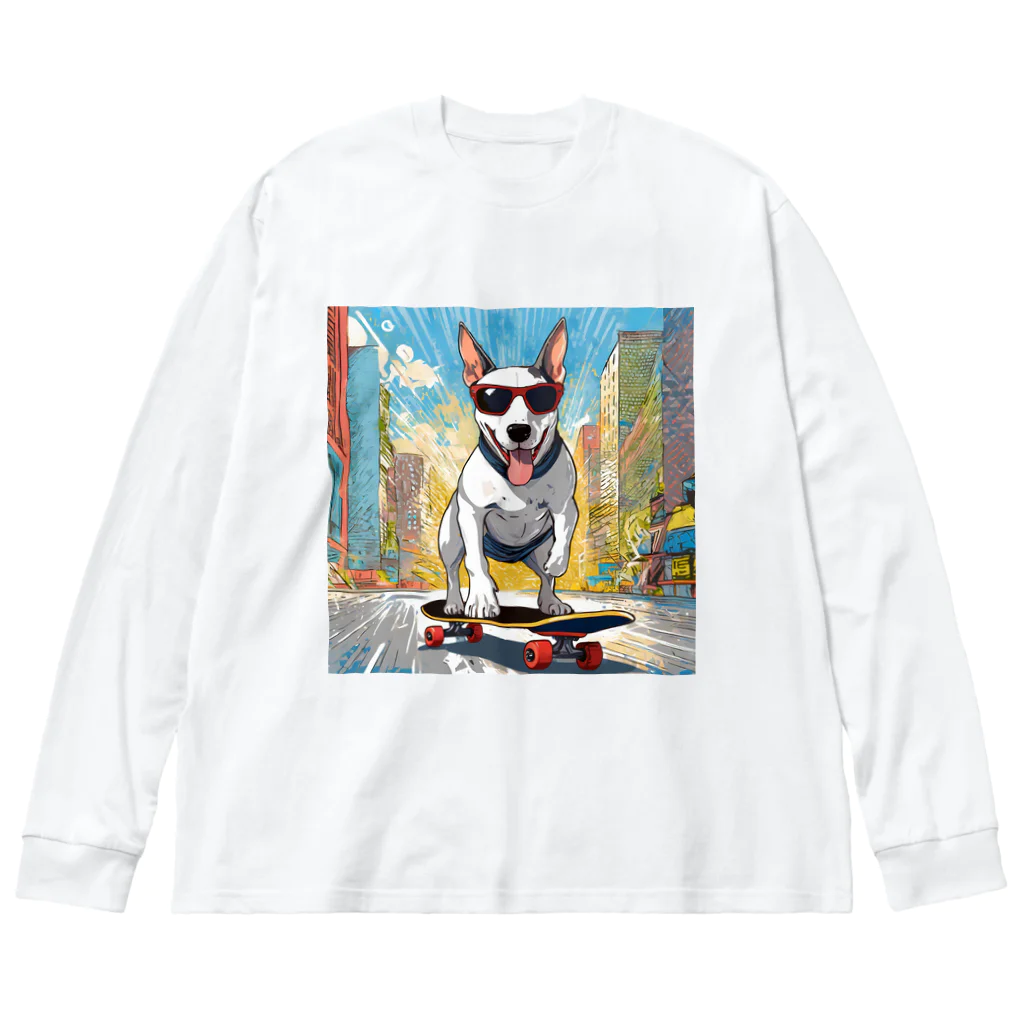 Bull Terrier Paradeの🛹スケーターヴィンセント ビッグシルエットロングスリーブTシャツ